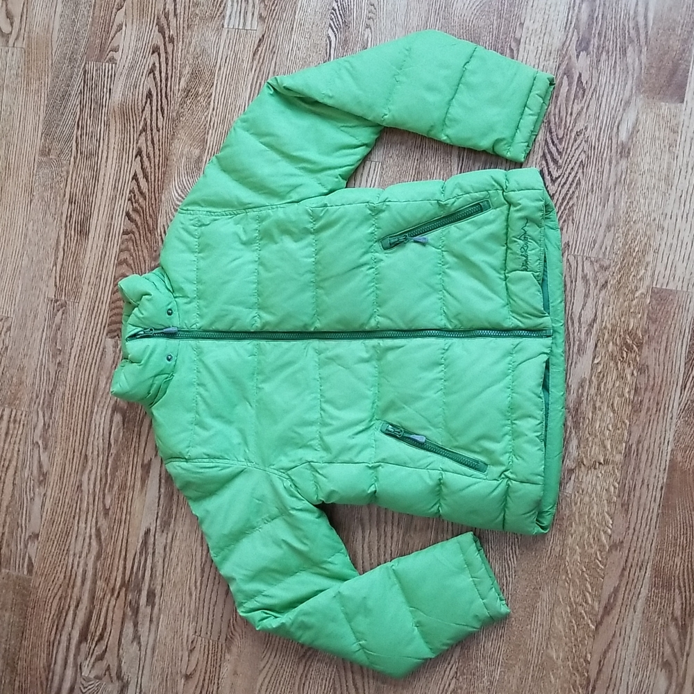 (S) Windriver Down Filled Hoodless Puffer Jacket Winter Cozy Soft Colorful